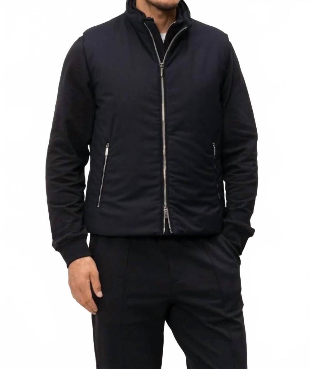 NEW MOORER uros-pum down vest in glasse